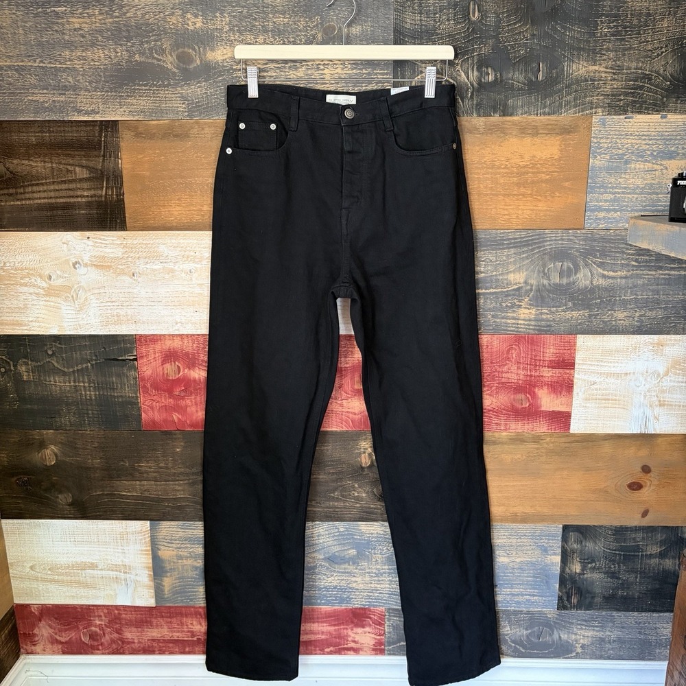 Suitsupply Jeans Mens 30x32 Black Candiani Italian Premium Denim Straight Leg